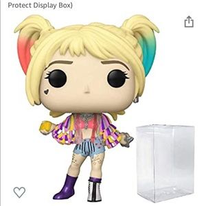 Harley Quinn CautionTape Funko Pop in Protector